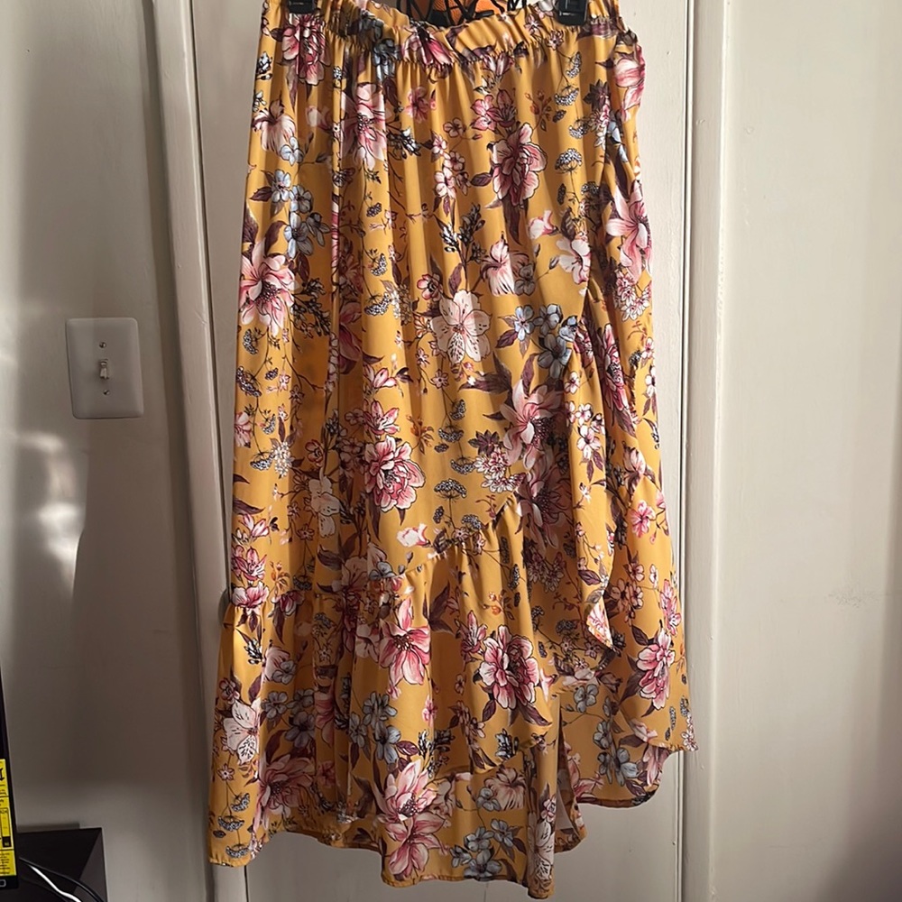 Xl Floral ankle length Skirt.